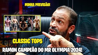 MINHA PREVISÃO DO TOP 5 DA CLASSIC / RAMON CAMPEÃO DO MR OLYMPIA?