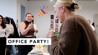 OFFICE PARTY + SELF CARE | Estée Lalonde