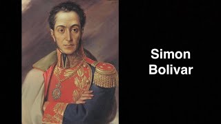 Simon  Bolívar. Venezuelan military | English