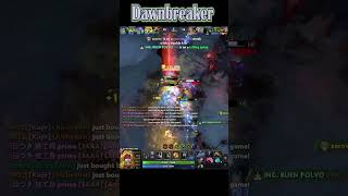 Dawnbreaker  is Broken🔥Instant 3484 Golds in 19 Second #dota2 #shorts #Rampage