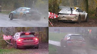 Rallye Des Crêtes 2024 | Slippery Corner - Mistakes - Pure Sound