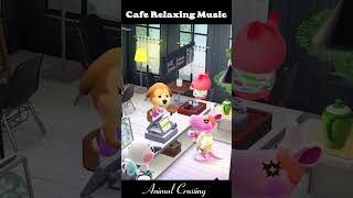 Cozy Café Ambience☕ Animal Crossing #shorts #animalcrossing #jazz #cafemusic  #caferelaxingmusic