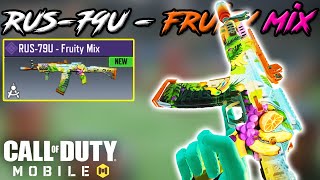 RUS 79u FRUITY MIX BLUEPRINT GAMEPLAY in COD MOBILE