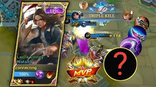 THANK YOU MOONTON FOR THIS NEW SKIN LAURA KINNEY FOR NATALIA - TOP GLOBAL NATALIA GAMEPLAY - MLBB