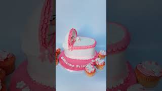 #birthdaycake #babygirl #babyshower #caketutorial #cakeideas #cakedesign #cakeart #cakedecorating