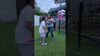 Fun Time | Kids have fun hitting piñata at Birthday Party #pinata #birthday #candy