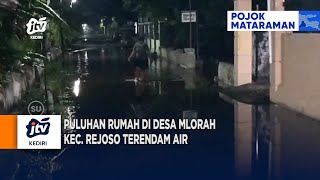 NGANJUK - Puluhan Di Desa Mlorah Kecamatan Rejoso Rumah Terendam Air