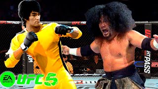 🐲 UFC5 Bruce Lee vs King Haku UFC 5 - Real Match 🐲