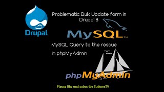 Problematic Drupal 8 bulk node operations form. MySQL Query to the rescue - Part 1