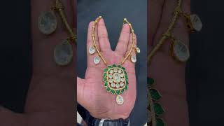 LOVELY MOISSANITE KUNDAN NECKLACE SET | ORO JEWELLERY #orojewellery #youtubeshorts #viral