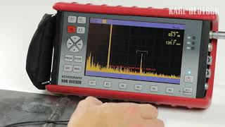 ECHOGRAPH 1095: Setting up for Weld Inspection