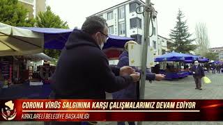 Cumartesi Pazarında Koronavirüs salgınına karşı vatandaşlarımızı bilgilendirmeye devam ediyoruz.