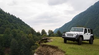 Jeep Wrangler. Shooting for Jeep Azerbaijan