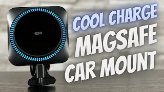 Amazing iPhone ESR HaloLock Wireless Car Charger that cools as you charge