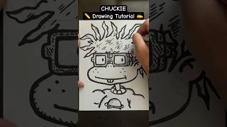 Everyone Can Draw! - CHUCKIE ✍️ Drawing Tutorial 😀✏️ #chuckie #rugrats #chuckiefinster