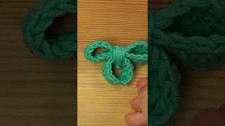 خاتم كروشيه بفيونكه سهل وجميل #كروشيه #كروشيتو #اكسسوار #ديكور #crochet #crocheto #diy #accessories