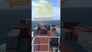 Definition of Good Stability - less rolling #stability #GM #metacentricheight #seamanship