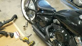 Yamaha vstar 650 ebay short shot exhaust