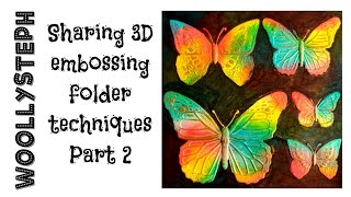 3D embossing folder techniques part 2