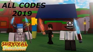 Roblox Survival Simulator Codes