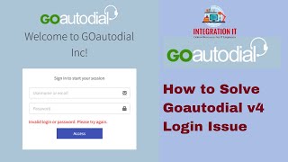 GoautoDial v4 Login Issue