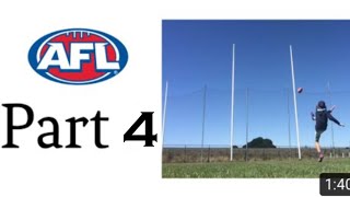 AFL goal kicking challenge part 4