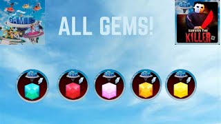 [THE GAMES EVENT] How To Get ALL 5 SHINES / GEMS In Survive The Killer!