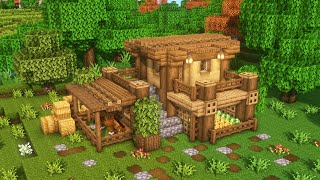 Minecraft | How to Build a Simple Survival House Tutorial