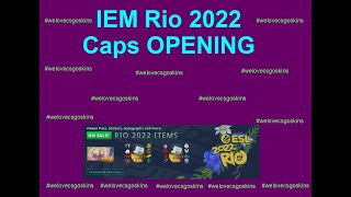 OPENING IEM Rio 2022 Sticker Caps Nr. 1