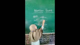 Number Game Activity:#vocablury#maths Re arrange the spelling of number std-2nd Zarin