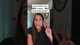 You do NOT have to follow Guided Reading!😅 #scienceofreading #teachers #smallgroups #education