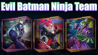 Injustice 2 Mobile | Trying Out The Evil Batman Ninja Team!