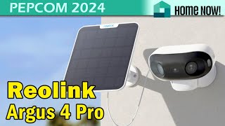 Reolink Argus 4 Pro - 4K Security Cam with Color Night Vision @Home Now! 2024