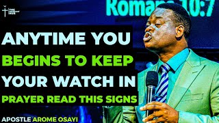 WHENEVER YOU WANT TO MAKE AN APPOINTMENT WITH GOD STAY AND PRAY IN THIS POSITION - APS AROME OSAYI