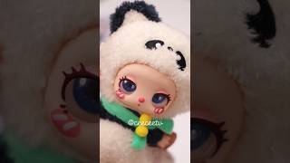 Found a hair on my Liila Zoo Panda 😅 #liilaszoo #unboxing #blindbox #liila