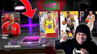 I SPENT $100 ON PACKS TO PULL DARK MATTER DERRICK ROSE & GALAXY OPALS NBA 2K21 MYTEAM