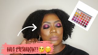 A NEW MAKEUP YOUTUBER TRIES CREATING A HALO LOOK  🤭🤔