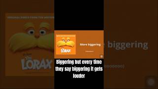 Biggering but every time they say biggering it gets louder