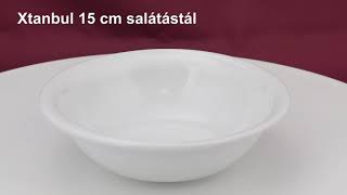 X-TANBUL salátás tál 15cm,fehér porcelán 0,25 liter