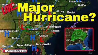 🔴Live: Major Hurricane?  -  Severe Weather Coverage  9-24-24