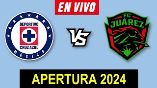 CRUZ AZUL VS JUAREZ EN VIVO 🔴 APERTURA 2024 JORNADA 13 LIGA MX ▶️ HORARIO Y DONDE VER EN VIVO