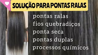 cabelo poroso e com pontas ralas? tenha cabelos cheios e com vida #cabeloralo