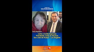 Radio Magdalena con Isolda Espinoza, Presidente Junta de Vecinos San José de Huaqui - Los Ángeles.