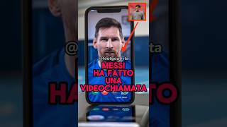 Messi ha fatto una videochiamata🧐📹⚽ #footgoat #calcio #shorts #messi