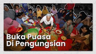 BUKA PUASA BARENG PENGUNGSI BANJIR DEMAK