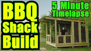 Epic BBQ Shack Build in 5 Minutes | Time-Lapse Construction