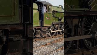 Hagley Hall steams out of Kidderminster | #steamengine #train #railway