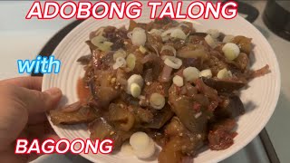 ADOBONG TALONG with BAGOONG