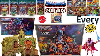 Every MOTU Origins He-Man Masters of the Universe Comparison List  Eternia Mattel Creations