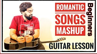 7 Romantic Songs Mashup Guitar Lesson/Tutorial | Single String | VALENTINE SONGS Guitar lesson